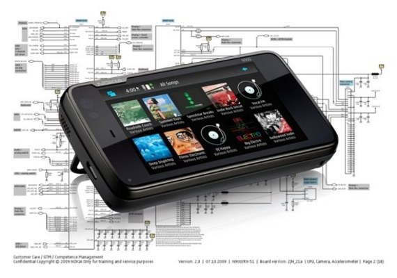 Product picture Nokia N900 Schematic Diagram