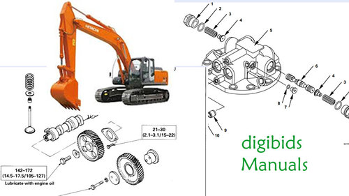 Product picture Hitachi ZAXIS ZX200 225USR 225US 230 270 Workshop Manual