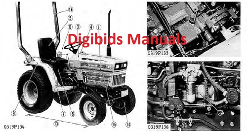 Product picture Kubota Tractor B6200hst B7200hst Workshop /Service Manual